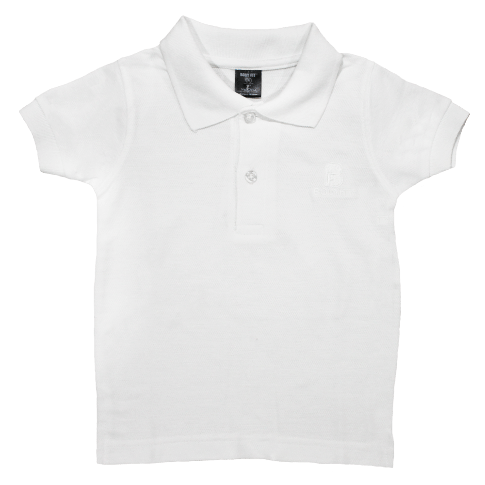 Velona White Polo Shirt for Children