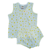 Yellow Polka dotted baby suit
