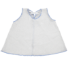 Velona Large Baby Shirt - Blue Border