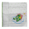 Velona White baby Towel with Border