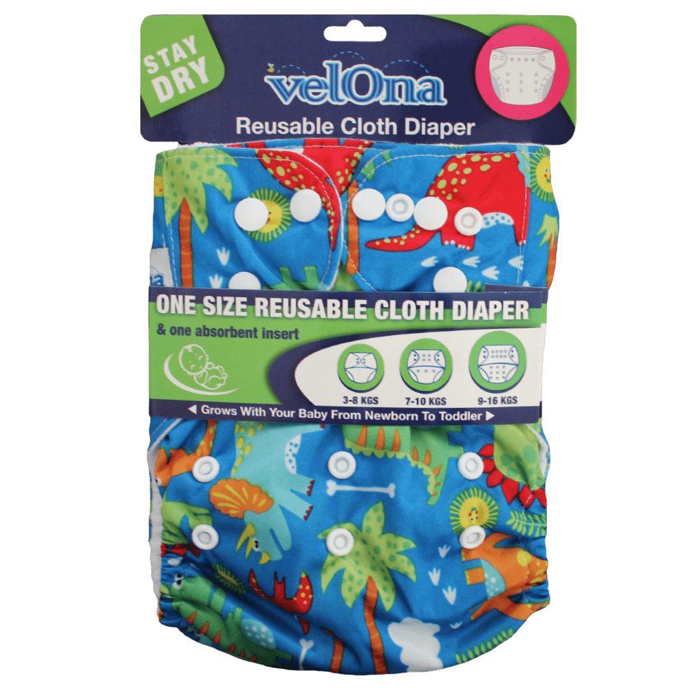 Dino Print Reusable Cloth Diaper Sri Lanka