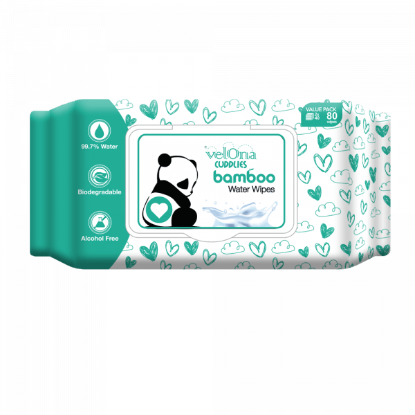 Velona Cuddlies Bamboo Water Wipes