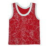 Printed baby vests for girls