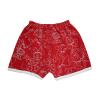 Red baby shorts