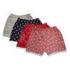 Velona Girls Shorts - 4pc pack