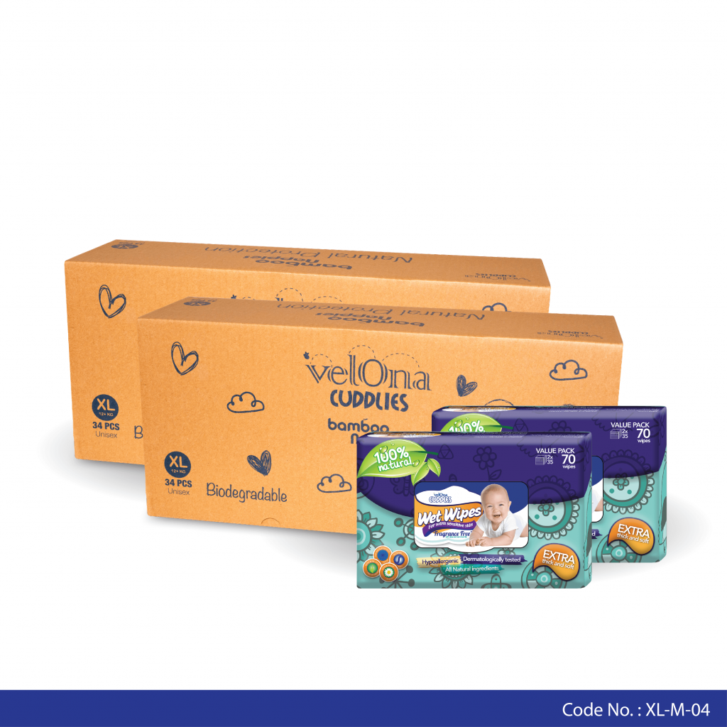 Australian Bamboo Diaper Mixed Bundle ( Extra Large) Velona