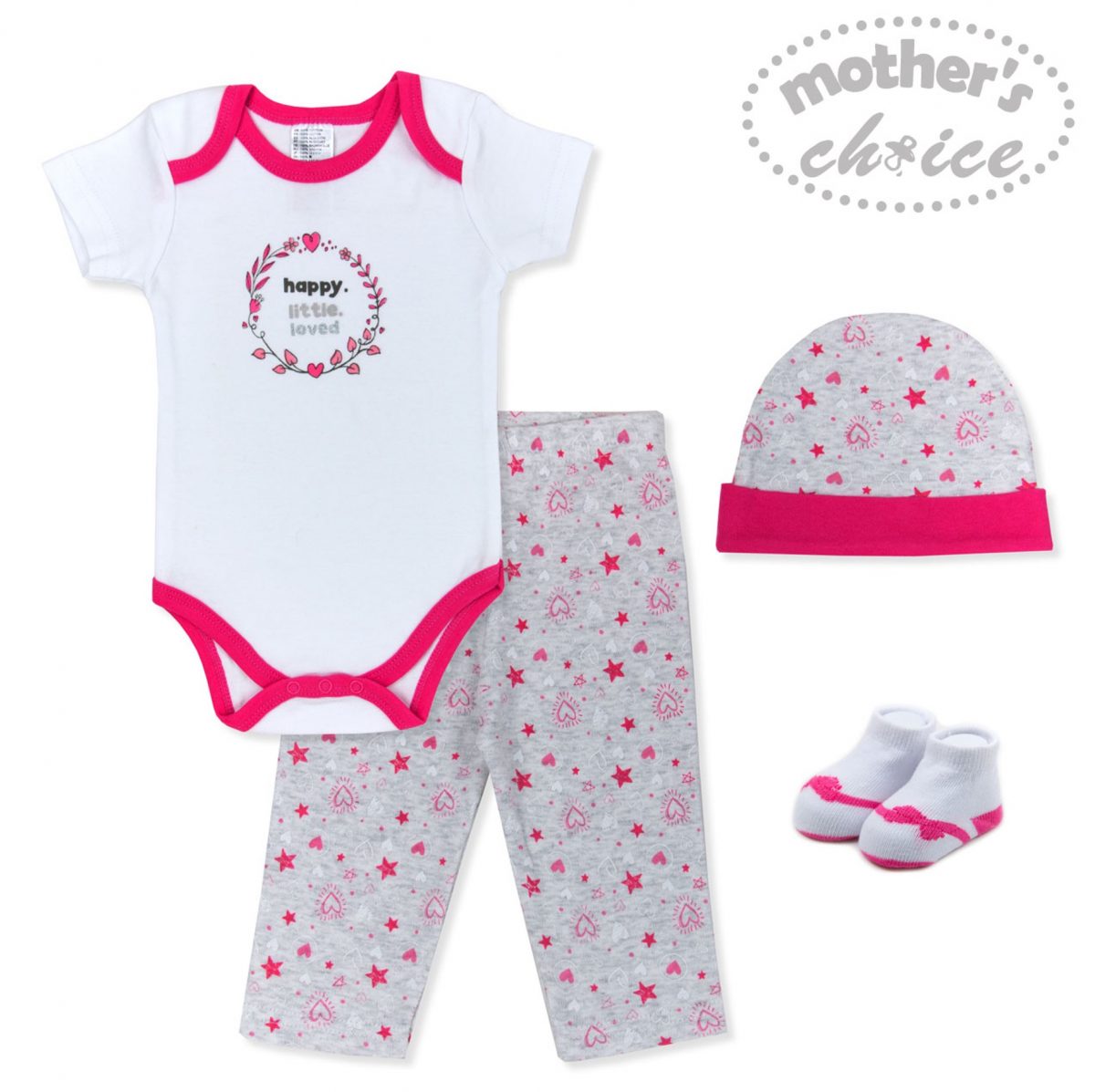 Baby Girls 4pc Coordinated Outfit