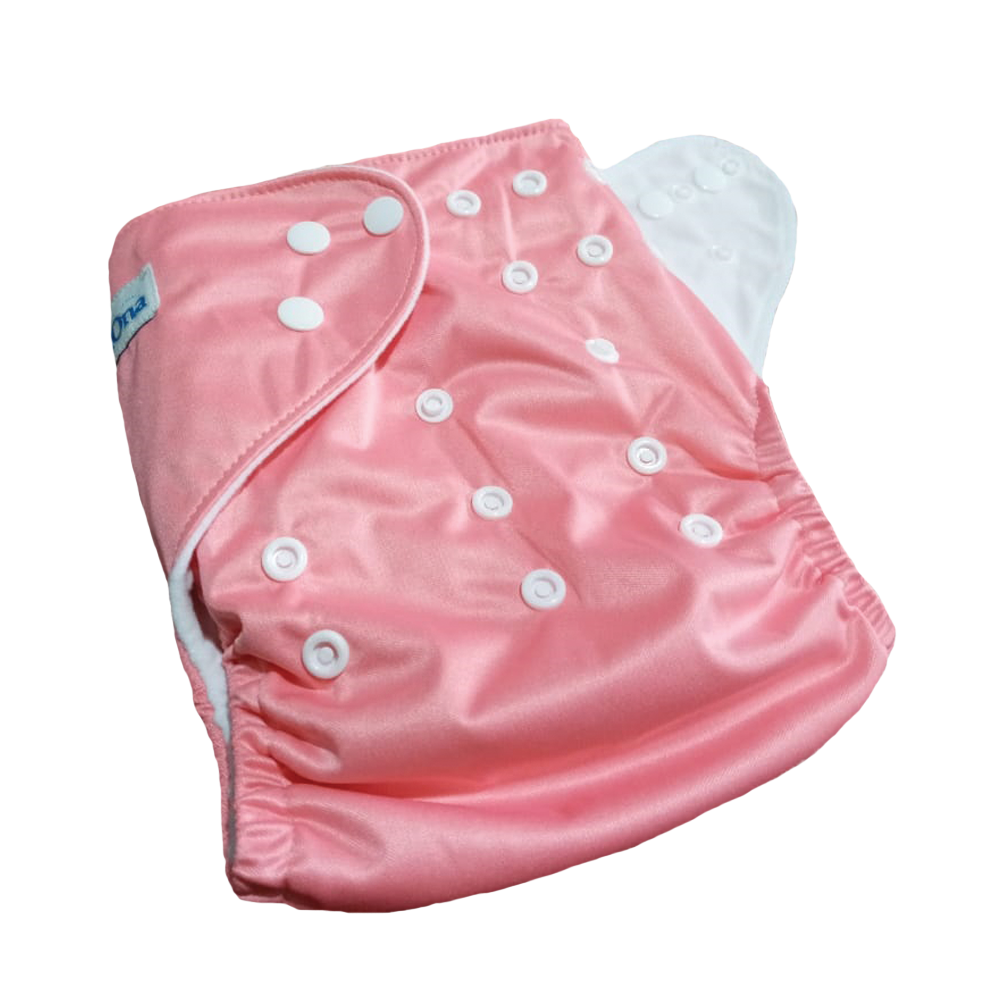 Salmon Pink Cloth Diaper