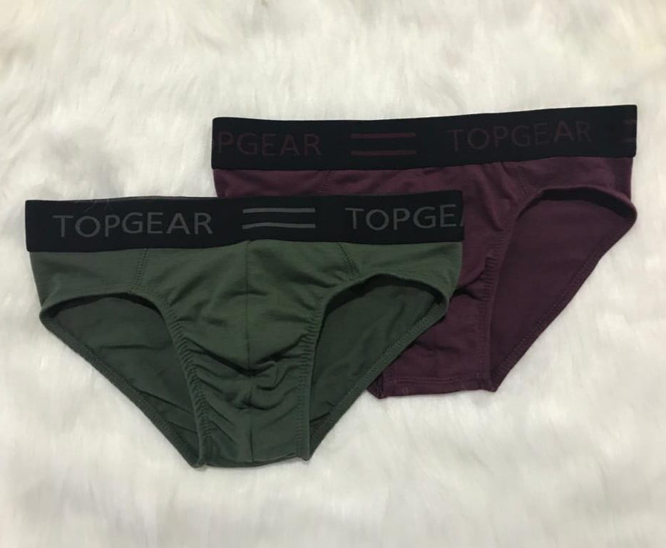 Top Gear Mens Coloured Brief with Thick Elastic