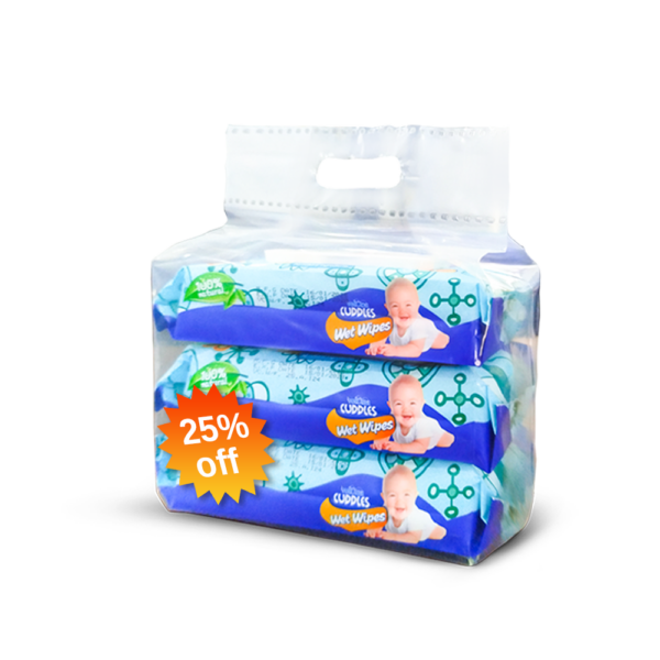 VELONA CUDDLES WET WIPES – VALUE PACK - With out fragrance