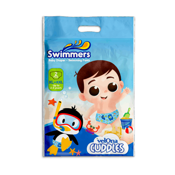 VELONA CUDDLES LITAL SWIMMERS 2Pcs PACK - XL Size