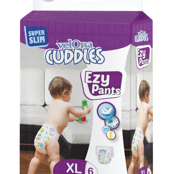 VELONA CUDDLES EZY PANT SUPER SLIM – 6 PCS PACK (BUY 1 GET 1 FREE)